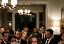 “I didn’t scream when they accused me. I didn’t scream when they searched me. I screamed when my husband looked at me and said nothing.” I stood there, humiliated, surrounded by people filming my downfall. My mother-in-law smirked and whispered, “You don’t belong here.” But what they didn’t know was this—someone far more powerful was already on his way.