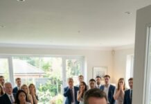 I froze as Liam’s hand gripped my arm. “Get out of my house!” he snarled, dragging me toward the door while fifty people watched in silence. My tears fell, and I realized no one would help. Then headlights cut through the night, and a car stopped in front of us. A man stepped out, staring at me like he knew my soul. “Granddaughter… it’s time you knew the truth,” he said. My world had just shifted forever.