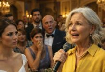 Tomé el micrófono en la boda de mi hija y dije: «Siempre odié nuestro apellido». Las risas estallaron. Ella me susurró: «Me avergüenza ser tu hija». Sonreí. Nadie sabía que ese apellido escondía fortunas y secretos. Esa misma semana recibí una llamada: una herencia imposible, veinte millones. Ahora todos quieren respuestas. Yo también. Pero hay algo que aún no me atrevo a contar…