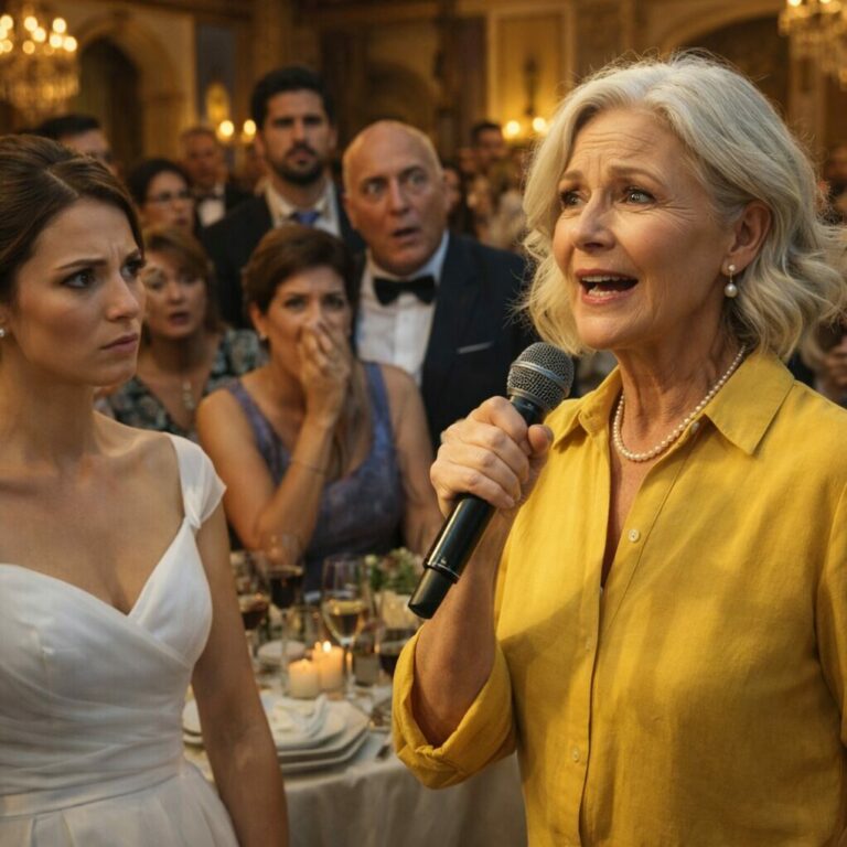 Tomé el micrófono en la boda de mi hija y dije: «Siempre odié nuestro apellido». Las risas estallaron. Ella me susurró: «Me avergüenza ser tu hija». Sonreí. Nadie sabía que ese apellido escondía fortunas y secretos. Esa misma semana recibí una llamada: una herencia imposible, veinte millones. Ahora todos quieren respuestas. Yo también. Pero hay algo que aún no me atrevo a contar…