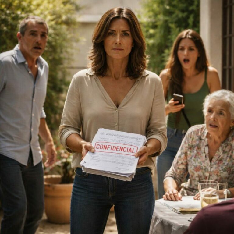 Cuando finalmente hablé, nadie me defendió. En la mesa solo se oían cubiertos y respiraciones tensas. Mi cuñada se rió y dijo: “Siempre exageras, Marta”. Mi marido bajó la mirada. Entonces entendí algo brutal: el miedo ya no me pertenecía. Y cuando levanté la voz por segunda vez, fue él quien tembló.