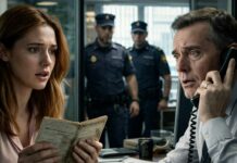 En el funeral, mi abuelo me dejó una vieja libreta bancaria. Mi madre la tiró a la basura y murmuró: “Esto debería haberse quedado enterrado.” No dije nada. Fui al banco. El gerente palideció al verla. Me miró fijamente y susurró: “Llamen a la policía. No la dejen salir.” En ese instante, supe que mi familia me había mentido toda la vida.