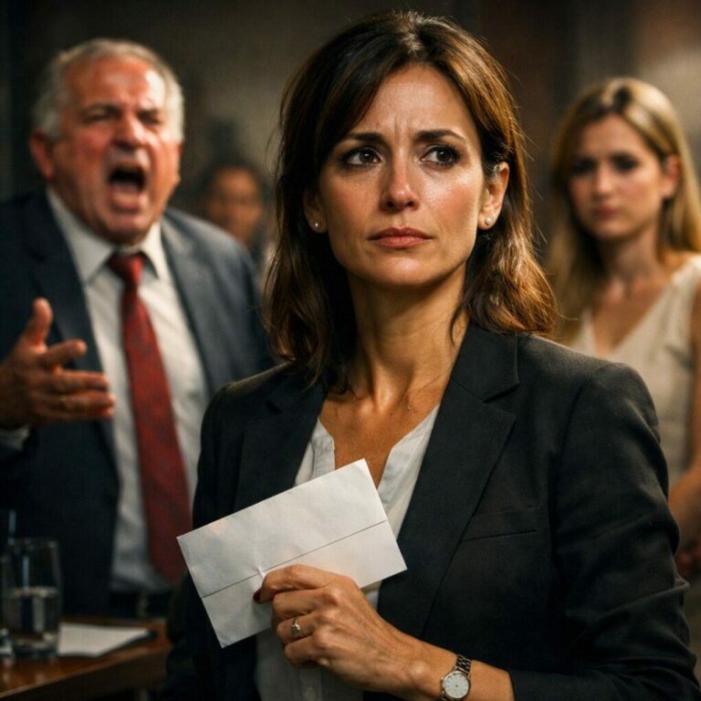 “—Dáselo a Lilly. Enhorabuena.” Lo dije sonriendo, delante de todos, después de tres años dejándome la piel por esta empresa familiar. El despacho quedó en silencio. Sentí la humillación subir por el cuello cuando supe que el ascenso no era mío, sino de su sobrina, cinco semanas y ya coronada. Mi suegro se puso rojo, gritó que no podía hablar en serio. Yo asentí. Nadie entendió por qué entregué la carta. Nadie imaginó lo que vendría después.