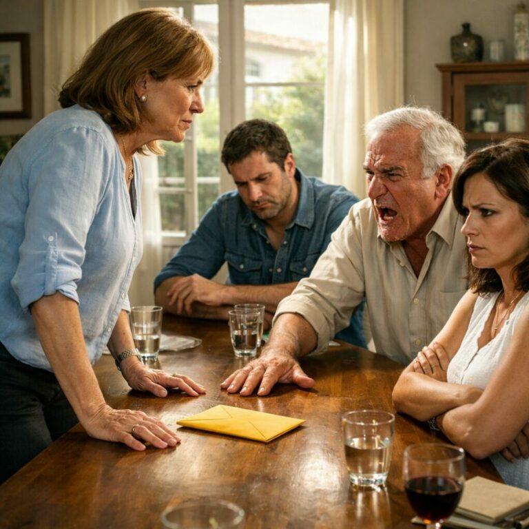 “Callé para no romper la familia. Callé para no crear tensión. Callé tanto que un día ya no supe cómo expresar lo que sentía.” La noche que levanté la mirada y dije «No soy vuestra deuda», mi hermano golpeó la mesa. Mi madre bajó los ojos. Mi marido susurró: «Por favor, no ahora». Y entendí que el silencio siempre había tenido dueño.