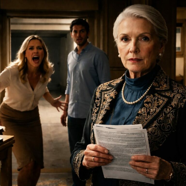 El día que me jubilé, mi nuera se burló de mí y dijo sin pudor: “Voy a vender tu coche, ya estás demasiado vieja para conducir.” No discutí. Solo sonreí. A la mañana siguiente, el coche había desaparecido. Sus gritos de rabia sacudieron la casa… pero lo que realmente la aterrorizó fue descubrir que yo había decidido antes que ella. ¿Quién era ahora la que había perdido el control?