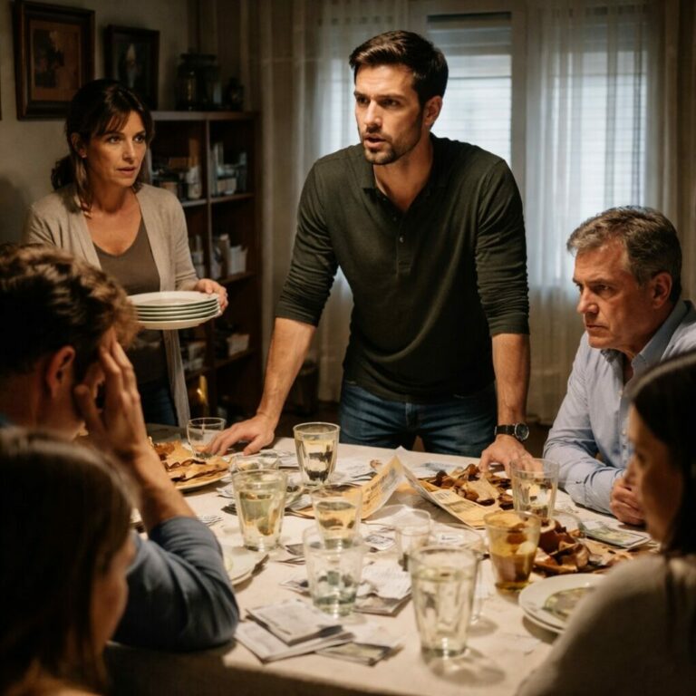 En Navidad no me preguntaron cómo estaba. Preguntaron cuánto ganaba. Cuando respondí, mi tía soltó una risa incómoda: —“Bueno… es una etapa.” Mi madre apretó mi rodilla bajo la mesa. Mensaje claro: calla. No estropees el ambiente.