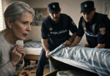 No contestó mis llamadas durante dos semanas. Dos semanas. “Voy a ir a su casa”, me dije, con el corazón apretado. Todo estaba en silencio… hasta que escuché algo moverse bajo la cama de mi nieto. —¿Hay alguien ahí? —susurré. La policía levantó el colchón y uno de ellos murmuró: —Señora… más vale que se siente. Porque lo que apareció cambió mi vida para siempre.