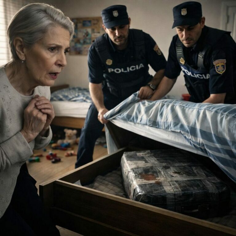 No contestó mis llamadas durante dos semanas. Dos semanas. “Voy a ir a su casa”, me dije, con el corazón apretado. Todo estaba en silencio… hasta que escuché algo moverse bajo la cama de mi nieto. —¿Hay alguien ahí? —susurré. La policía levantó el colchón y uno de ellos murmuró: —Señora… más vale que se siente. Porque lo que apareció cambió mi vida para siempre.
