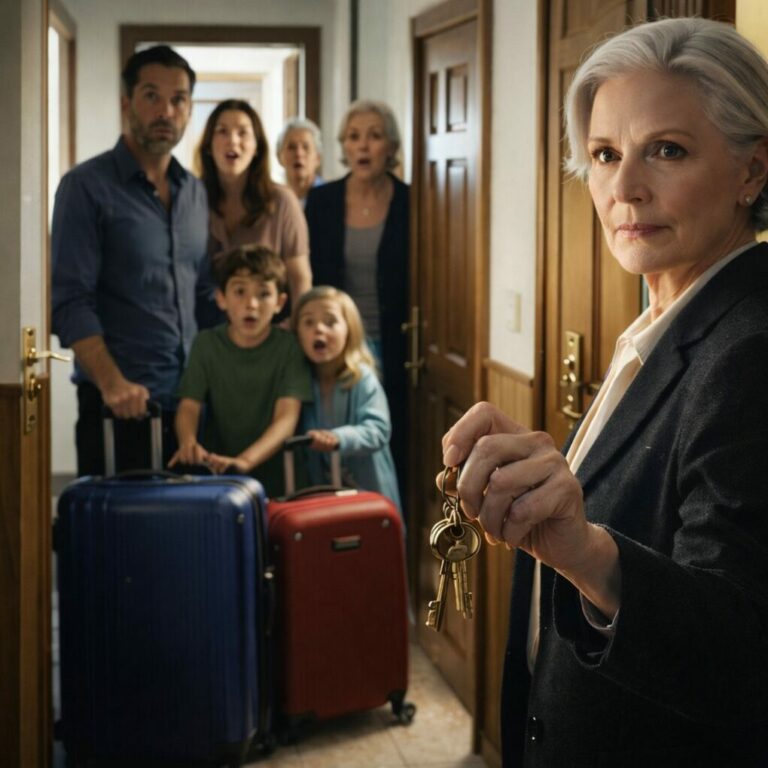 Cuando mi hijo me miró a los ojos y dijo: “Mamá, ya está decidido. Mi esposa, los niños y mi suegra vivirán aquí”, sentí que el suelo se abría bajo mis pies. No preguntó. No pidió permiso. Solo impuso. Horas después, cuando regresaron con las maletas, el silencio de la casa se volvió insoportable… porque algo había cambiado para siempre. ¿Qué fue lo que vieron al entrar?