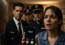 Mi hijo, piloto, me llamó a medianoche. «Mamá, ¿está en casa?» Miré el vapor saliendo del baño. «Sí, se está duchando», susurré. Silencio. Luego su voz quebrada: «Imposible. Acaba de abordar mi vuelo a Francia». Sentí un aliento en mi nuca y pasos detrás de mí. No estaba sola. Si la puerta del baño se abre ahora… ¿quién saldrá?