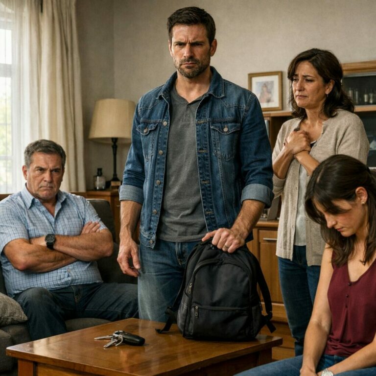 “A veces la herida no viene de un desconocido, sino de alguien que te sirve la comida todos los domingos.” Eso pensaba Sergio cuando su padre sonrió delante de toda la familia y dijo: —“No te lo tomes a mal, hijo. Lo digo por tu bien.” Nadie protestó. Nadie lo defendió. Y en ese silencio, Sergio entendió que acababan de humillarlo… oficialmente.