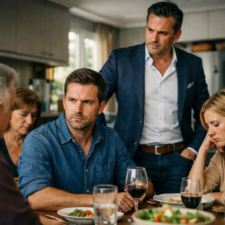 A los 38 años, Javier aprendió que el silencio duele más cuando viene de tu propia sangre. En la mesa familiar, nadie lo defendió cuando su hermano mayor le dijo: “Sin mi dinero, no serías nada”. Nadie levantó la voz. Nadie lo miró. Ese fue el día en que entendió que recordar quién se quedó callado es tan importante como recordar quién te dio la mano cuando estabas en el suelo.