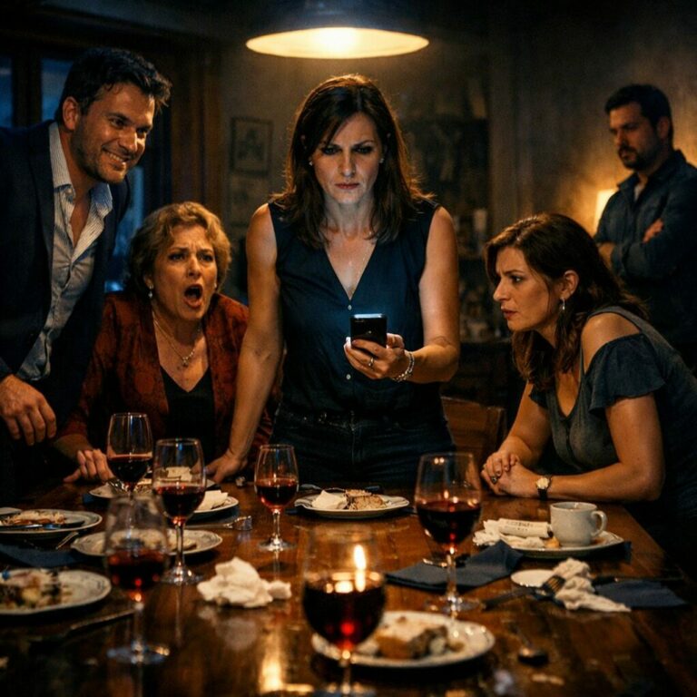 Guardé ese secreto tanto tiempo que dejó de ser inofensivo. La noche que por fin hablé, nadie me interrumpió. Nadie me defendió. El comedor quedó inmóvil, como si todos supieran que este momento llevaba años esperando. Respiré hondo y dije: “No soy la única que ha mentido aquí.” El silencio no fue sorpresa. Fue sentencia. Y la verdad, cuando se encierra, aprende a vengarse.