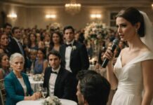 Me humilló frente a todos en la boda y sonrió como si nada. «Mi madre está arruinada», dijo, alzando su copa. Sentí que el suelo desaparecía bajo mis pies, pero guardé silencio. Nadie sabía la verdad. A la mañana siguiente, envié un mensaje que hizo temblar a toda la familia. Lo que revelé no solo rompió su imagen perfecta… destapó un secreto que jamás debió salir.