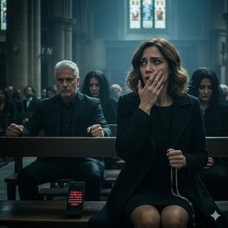 El día que enterramos a mi padre, la iglesia estaba llena y el aire olía a cera y flores marchitas. Todos lloraban… menos yo. Porque justo cuando el ataúd empezó a bajar, sentí una mano apretando la mía desde el último banco. Me giré, temblando. Vi su cara. La misma que acabábamos de despedir. Y entonces susurró: “No confíes en nadie. Ni siquiera en tu madre.”