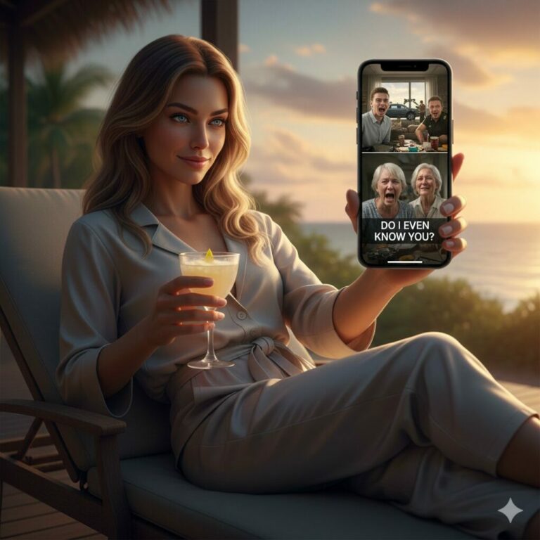 “When my brother sneered, ‘Sorry, this party is for family only,’ while standing in our parents’ living room, something inside me snapped. I was the one who paid their mortgage, yet I wasn’t ‘family’ enough for an anniversary toast? I blocked them all and caught the first flight to Bali. But then, the frantic calls started. ‘Please, we’re losing everything!’ they sobbed. I just smiled at the sunset and whispered, ‘I’m sorry, do I know you?’ Now, they’re’ desperate, and I’m just getting started.”