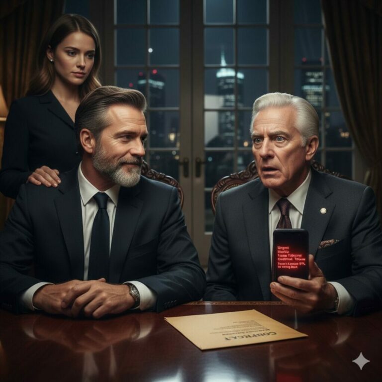 “My father-in-law tossed a rag at my feet and sneered, ‘Take the janitor job, it’s more than a factory rat like you deserves.’ I looked at the $35,000 contract, then at his $50 million mansion, and smiled. He didn’t know I secretly owned 47% of his entire empire. As my phone buzzed with a billion-dollar wire transfer, I realized… tonight wasn’t just dinner. It was a hostile takeover. Ready to see his face when my lawyer hits ‘send’?”