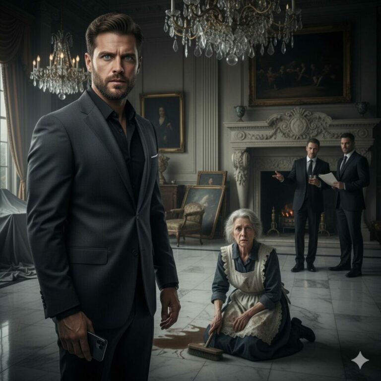 “I stood frozen, staring at the woman scrubbing the floors of the mansion I bought with my own blood and sweat. It was my mother, but she looked at me like a total stranger. ‘Can I help you, sir?’ she whispered, her hands trembling. My heart shattered into a million pieces. They didn’t just take her home; they took her mind. I gripped my phone, dialing my team. ‘Initiate Protocol Zero,’ I growled. ‘Burn their world down.'”