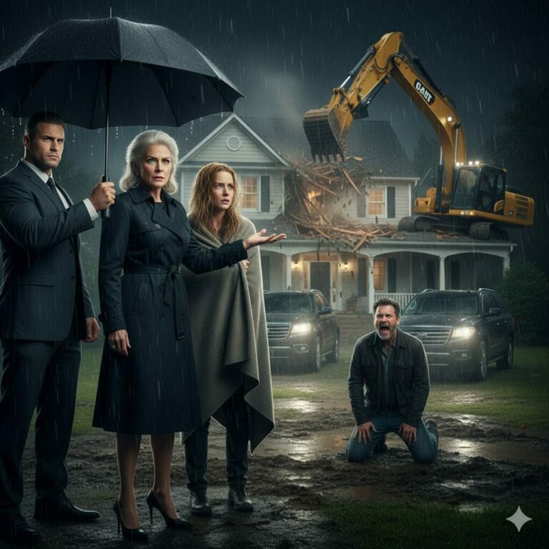 “The freezing rain soaked through my skin, but it was my husband’s laughter from behind the locked door that truly chilled my bones. I was disposal to him—until a black limousine pulled up. My billionaire grandmother stepped out, her eyes burning with rage. ‘Nobody touches my blood,’ she hissed, gesturing to her security detail. ‘Level this house to the ground. Now.’ I realized then: my nightmare was over, and his was just beginning. But how far would she go for revenge?”