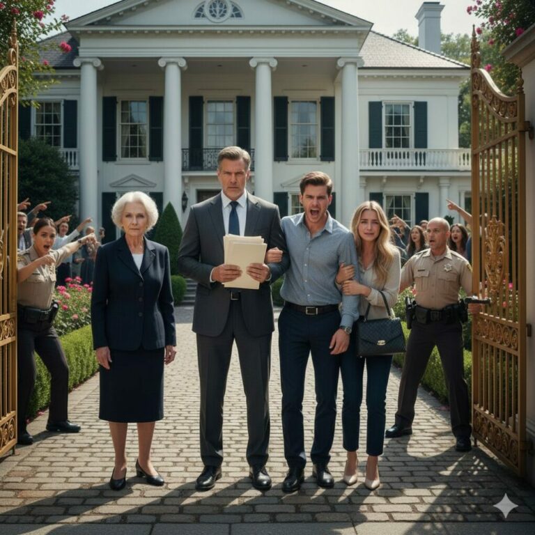 “I built an empire for my son, only for him to throw me out like trash. When my brother asked why I was living in a shack, my son sneered, ‘That mansion belongs to my wife now. Touch the gates, and I’ll hit you again.’ He forgot one thing: I didn’t just build that house; I own the ground it stands on. He has no idea what’s coming…”