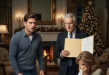 “I thought my parents were my rock, until one question from my grandfather turned my world upside down. ‘So, how’s the house I bought you?’ he asked casually. I froze. ‘What house? I’ve been struggling in a tiny rental for years.’ The silence that followed was deafening. My mother’s glass shattered on the floor, her face turning ghostly white. ‘You told him?’ my father hissed, his voice trembling. That’s when I realized: my own parents had been living a lie at my expense… and the truth was far uglier than I ever imagined.”