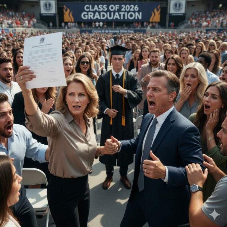 “The applause for my son hadn’t even faded when my husband’s voice shattered the air. ‘I’m divorcing you, Sarah! Right here, right now, I’m done!’ he bellowed, his face a mask of cruel triumph. As hundreds of eyes burned into me and the silence turned suffocating, I didn’t cry. I simply leaned in and whispered, ‘Are you sure? Because you just made the biggest mistake of your life.’ He laughed then, but he didn’t know what I was holding in my purse…”