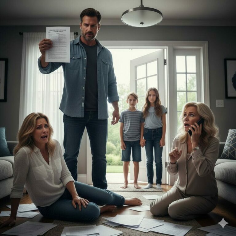 “Fifteen years. That’s how long I’d built a life, a family, only for it to crumble when her lawyer smirked, ‘She gets everything. Your children don’t even want your name.’ My heart hammered, but a cold resolve settled in. ‘Deliver this,’ I said, handing him an envelope, sealing my fate. That evening, her mother’s frantic call pierced the silence. ‘How could you know our 15-year-old secret?’ she wailed, tears blurring her words. The secret that would change everything, revealing a truth far darker than any divorce.”