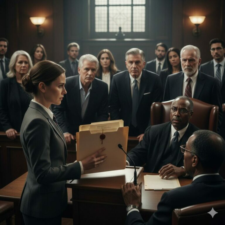 “For four years, I was the ‘burden bearer’ while my brother played vanished. But the moment he stepped into that courtroom, crying fake tears about a ‘stolen’ daughter, something in me snapped. ‘You want her back?’ I whispered, sliding a sealed folder toward the judge. ‘Then explain these photos to the court.’ As the judge’s eyes widened, my brother’s smirk vanished. The room went silent. I had one final secret left to drop…”