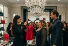 “The entire boutique went silent. Camila held up a tiny red dress and smirked, ‘$1,000 if you fit, Eden.’ My hands started shaking. Every eye in the mall was on me. Then Nathaniel walked in, his face icy. ‘Fun? You call humiliating my wife fun?’ The crowd gasped. Everything I thought I knew about my marriage, my family, even myself, was about to shatter. And in that moment, I realized—I was done hiding.”