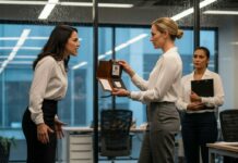 “So… this is about my pants?” I asked, calm as a stone, staring at Tiffany’s fake smile. Her cheeks tightened, and I knew—this wasn’t HR policy anymore. This was power. And I had the leverage they didn’t even realize existed.” Someone just triggered a federal-level breach, and suddenly, the office I knew collapsed into chaos. I zipped my badge into my purse. “Let’s see how they survive without me.”