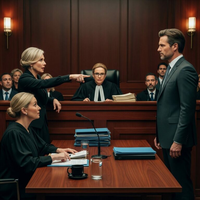 “You’ve been sleeping with your lawyer while trying to paint me as a gold digger?” I asked calmly, though my heart was racing. Victoria’s eyes widened. The courtroom gasped as Jennifer Martinez revealed the investigation: photos, messages, hotel receipts. Her lies, her plan, her betrayal—laid bare. I realized then that the person I thought I knew had been a stranger all along. And just like that, the power shifted.