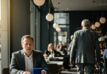 “The stranger leaned close and whispered, ‘Don’t open the box until you’re alone… and don’t let Rebecca know.’ Ten seconds later, he vanished. Six hours later, I learned my wife had already planned my death. What was supposed to be a family dinner was actually a rehearsal for my murder — and I was running out of time to stop it.”