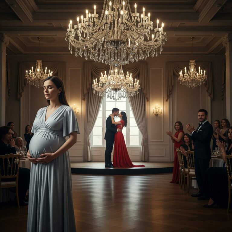 “I stood there, seven months pregnant, as my husband kissed another woman and said into the microphone, ‘She’s nothing. I deserve better.’ Two hundred people applauded. No one defended me. That’s when I realized something terrifying—every single person in that room was living off my money. I smiled, because they thought the story was ending. It was just beginning.”