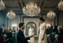 I still remember the moment the groom stopped the wedding and stared straight at me. “This can’t be happening,” the bride whispered. Then he walked down the aisle, knelt in front of me, and said through shaking lips, “You don’t recognize me… but you saved my life.” In that instant, every insult, every whisper, every lie I’d hidden for 15 years was about to explode.