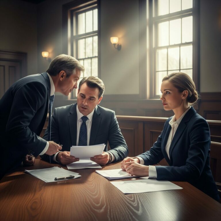 “When his lawyer whispered, ‘You’re assuming all the debt,’ my husband laughed. Then he stopped. ‘What debt?’ he asked, his voice shaking. I didn’t answer. I just watched his face drain of color as he finally read the numbers. That was the moment he realized our divorce wasn’t his victory… It was my three-year revenge.”