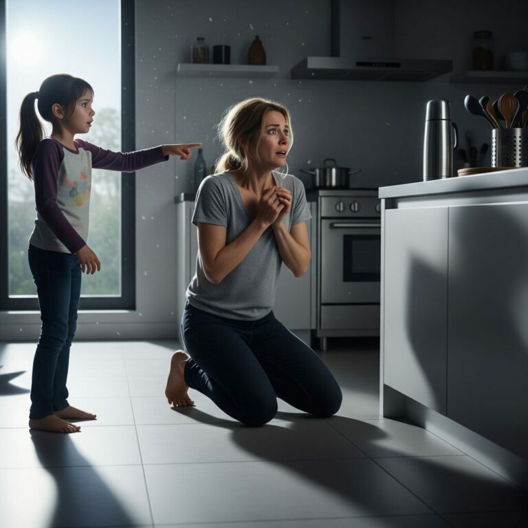 The moment the door clicked shut, I froze. Nola, my eight-year-old niece—the child I thought was mute—looked at me with wide, terrified eyes. “Aunt Lisa… don’t drink the tea. Mom… she’s going to make you sick.” My hands shook as the thermos felt heavier than a brick. Five years of silence. Five years of lies. And now, the truth was whispering in my living room. Could I stop her before it was too late?