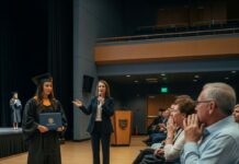 “My mom said, ‘We can’t come to your graduation. We’re going to a resort with your sister.’ I didn’t cry. I didn’t argue. I smiled and said, ‘It’s okay.’ But when the dean later said, ‘We’d like to honor the parents who raised her,’ and called someone else’s name instead of theirs… that’s when everything changed.”