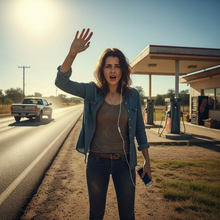 *”Kyle!” I screamed, my voice cracking over the roar of the tires. Dust choked my throat, the truck disappearing around the bend. “Good luck, Lena!” Chase shouted, laughing like it was a joke. My phone? Dead. My wallet? Gone. And me? Stuck in the middle of nowhere. For the first time, I realized—they never cared if I made it home. I clenched my fists. Maybe it was time I stopped running for them.”