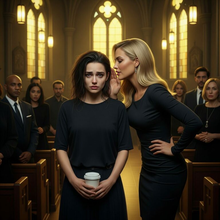 “She leaned in and whispered, ‘You know you’re not really their daughter, right?’ The church hall felt like it was spinning. My parents were barely in the ground, and my sister chose this moment to destroy me. Then she smiled and said, ‘Don’t worry. You’ll be out of the house in thirty days.’ That’s when I realized the funeral wasn’t the end. It was the beginning.”