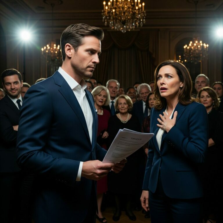 “You think this is funny?” I said, holding the divorce papers in front of her. Victoria froze, her smug smile gone. “Every dollar I gave you—gone. Your empire? Crumbled overnight. And Nathan? Disbarred before breakfast.” She looked at me like I’d lost my mind. I smiled. “This isn’t revenge, Victoria. It’s just consequences. What happens next… is on you.”