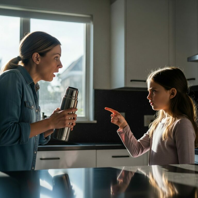 “Aunt Lisa… don’t drink the tea Mom made. She’s plotting something bad.” My niece’s voice sliced through the silence, crystal clear, five years after I thought she’d stopped speaking forever. My hands froze on the thermos in disbelief. Could Brooke really plan to poison me for money? I glanced at Nola, whose eyes burned with warning. I had to act, but how do you fight your own sister when the betrayal feels infinite?