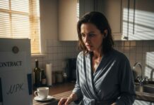 I stared at the email again, my coffee gone cold. “Temporary suspension pending cost optimization,” it said, like a robot had written it. Thirty years. Thirty years building this company from nothing. And they didn’t even call. My hands shook as I opened the binder above the fridge. Clause 14D. “Any material adverse change to compensation triggers $25 million payout in 72 hours.” I whispered to myself, “They just lit the fuse.” And I knew… the storm was about to hit.