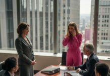 “You’re just here for backup, Karen,” she said, smiling like she’d already won. I looked at the $3.5 billion investor across the table, then at the CEO’s daughter in her neon jumpsuit. “Do you want the truth,” I asked quietly, “or the version that keeps you employed?” The room froze. That was the moment I realized I wasn’t about to save the company. I was about to expose it.