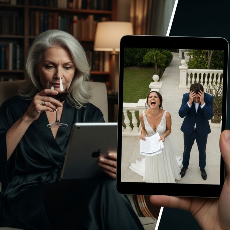 “We’re married, Mom. Just send the keys to the Malibu house already.” My son’s voice was cold, dismissive—as if I were a vending machine, not the mother he’d excluded from his wedding. I didn’t argue. I just smiled and hung up. He wanted a honeymoon at my estate? Fine. Three days later, I left a “gift” at their door. The moment his wife opened it, her screams echoed through the hallway. They wanted a surprise… but they weren’t prepared for the truth I had delivered.