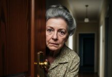 “I always thought Mrs. Gable was just the neighborhood lunatic, until her trembling hand slid a note under my door. ‘He’s not who you think he is,’ she whispered through the wood, her voice sharp with terror. ‘I’ve seen what’s in his trunk.’ My blood ran cold as I heard my husband’s car pull into the driveway. If she’s right, I’m sleeping next to a monster. But how do you escape when the front door is locking from the outside?”