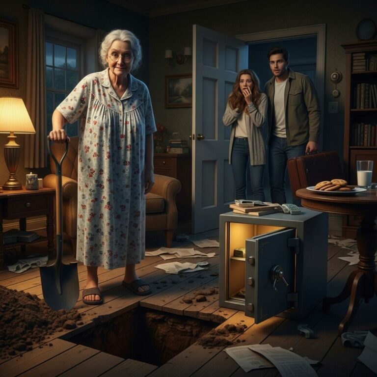 “My daughter’s hug felt unusually cold before they left. I thought it was just the travel jitters until my granddaughter gripped my hand, trembling. ‘Grandma,’ she whimpered, ‘they aren’t on vacation. They went to sign the papers to take everything you own.’ My heart stopped, then turned to ice. They think I’m a frail old woman? They’re wrong. By the time their car pulls back into the driveway, the life they were planning to steal will be gone—but not in the way they expect.”