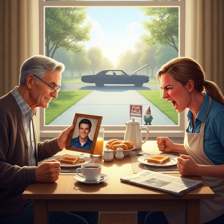 “I watched my daughter-in-law smirk as she grabbed my car keys, mocking my age. ‘It’s for your own good, Mother,’ she sneered. I didn’t argue; I just sipped my tea and smiled. By dawn, her screams echoed through the house when she found the driveway empty. She thought she was the hunter, but she didn’t realize I had already signed the title over to someone she hates. The look on her face? Priceless.”