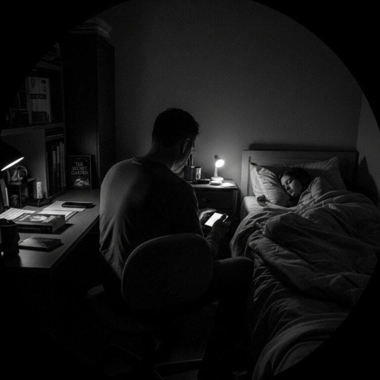 “Every midnight, the floorboards creaked toward her door. My heart hammered against my ribs as I watched the grainy camera feed. ‘What are you doing in there?’ I whispered to the empty living room, tears stinging my eyes. Then, the audio clicked on. I heard him murmur, ‘Don’t tell your grandmother, this is our little secret.’ My world shattered. I thought I knew my family, but now I’m holding the evidence that could destroy us all. Should I call the police, or confront him first?”