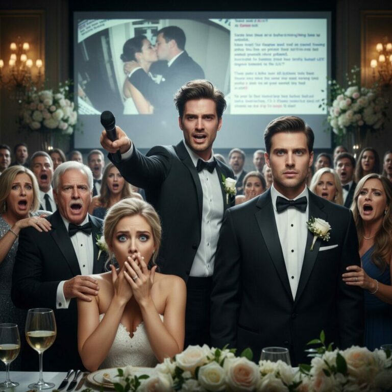 “My parents spent $85,000 on my sister’s wedding while leaving me with nothing. ‘She’s the pretty one, she deserves the best,’ my mother whispered, shattering my heart. I sat in the shadows, watching their perfect world… until the Best Man grabbed the mic. ‘The bride isn’t who you think she is,’ he roared, revealing her secret affair with the groom’s own brother. Silence turned into a scream. Is the ‘pretty one’ still perfect now?”