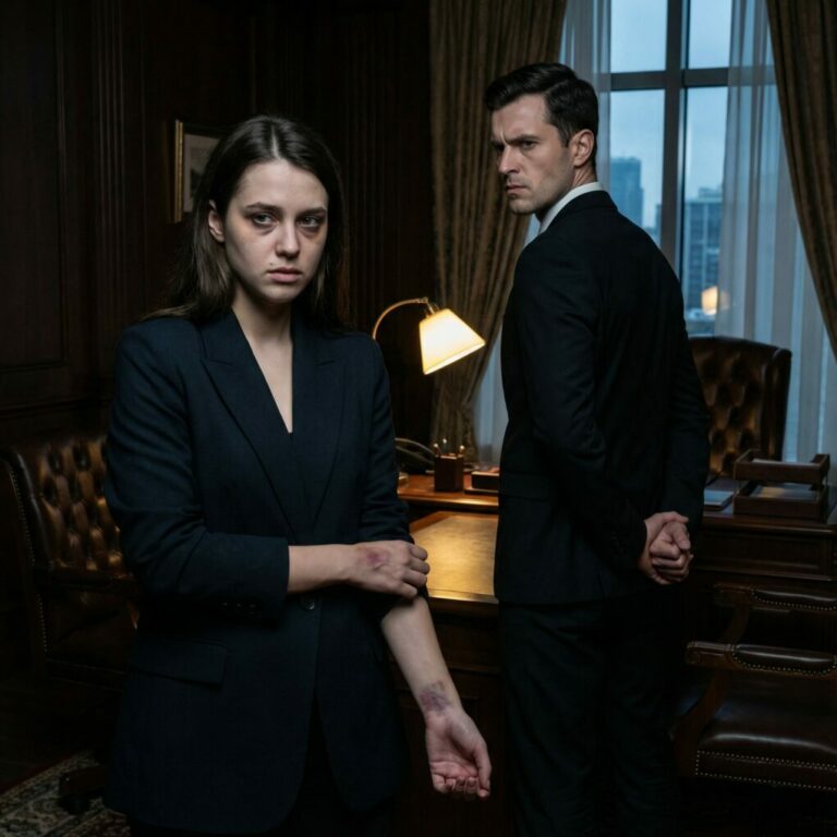 —Dímelo —dijo mi hermano en voz baja, con los ojos oscurecidos por la furia—. ¿Quién te tocó? No era solo mi hermano; era un jefe mafioso temido en toda la ciudad. Yo negué con la cabeza, paralizada por el miedo. Al caer la tarde, la verdad salió a la luz. Y cuando llegó la noche, la familia de mi esposo ya lo había perdido todo: su poder, su dinero, su protección. Entonces lo comprendí: el silencio los había protegido… hasta que dejó de hacerlo.